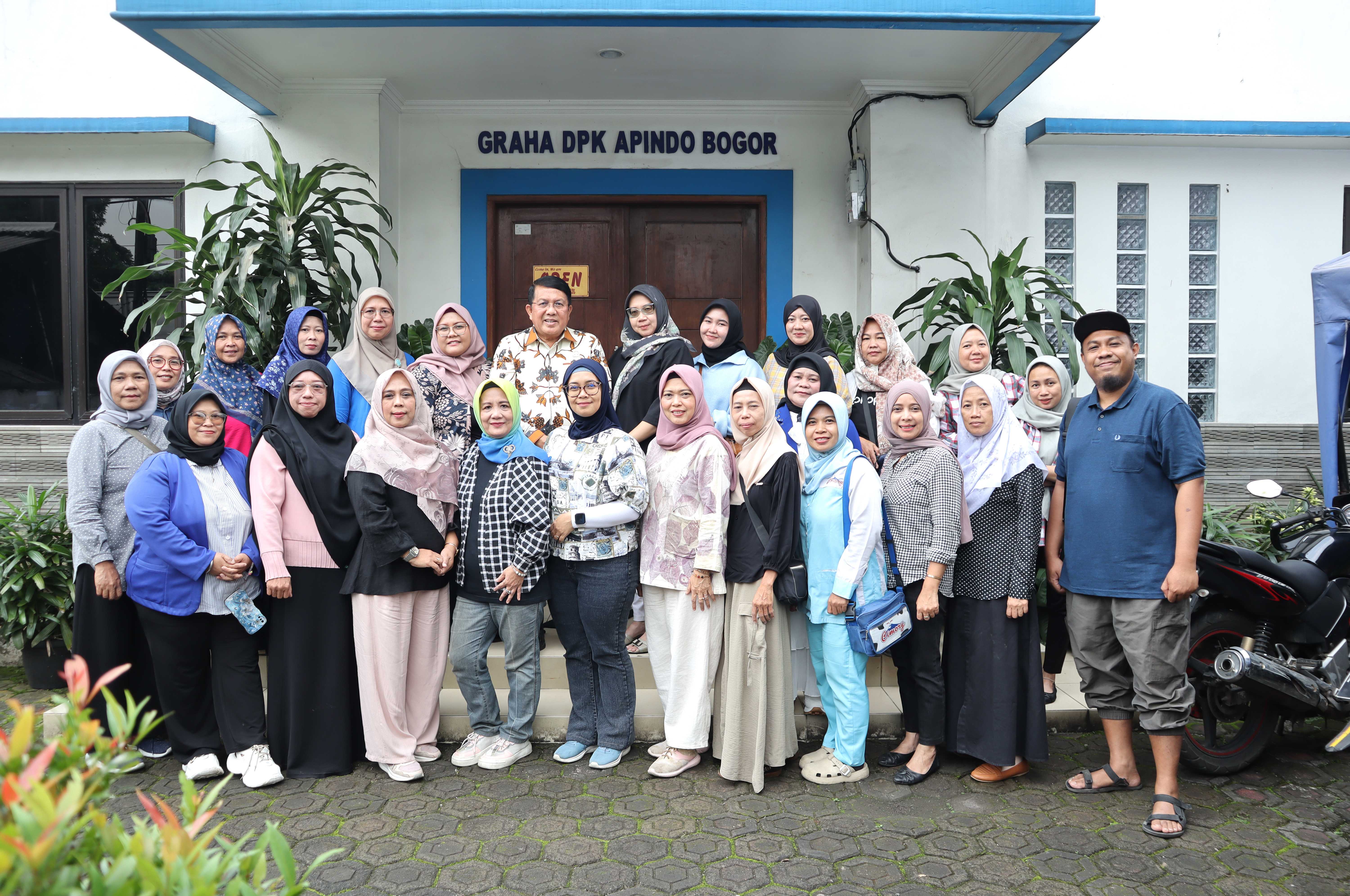 Pertemuan dengan UMKM Binaan DPK APINDO Kabupaten Bogor. Graha APINDO Kabupaten Bogor, 18 Juli  2025.