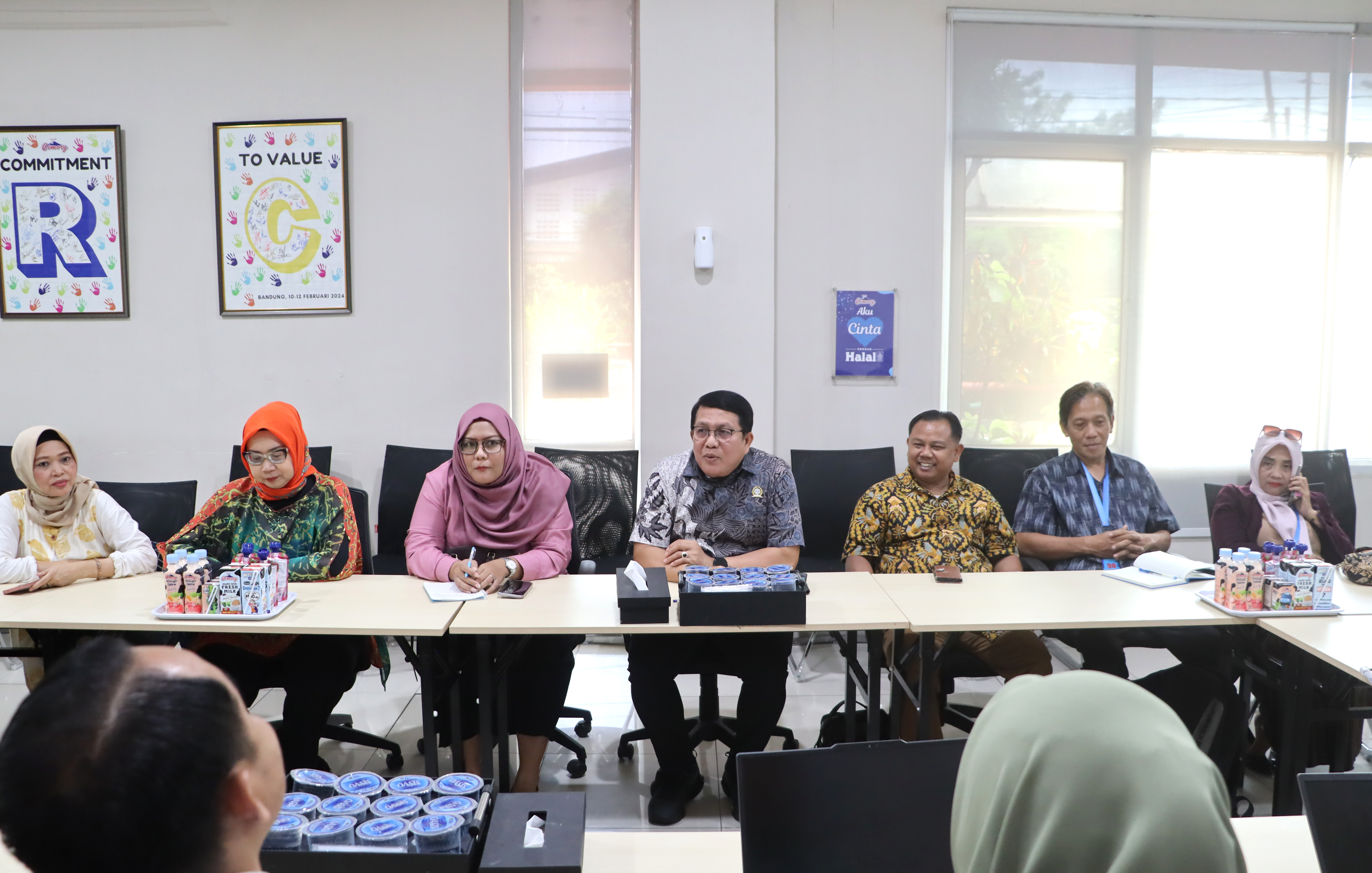 Kunjungan Kerja Tim UMKM Binaan DPK APINDO Kabupaten Bogor ke PT. Cisarua Mountain Dairy, Tbk. (Cimory)